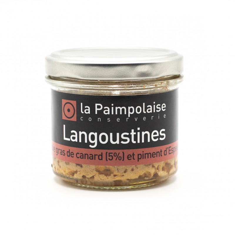 Rillettes de Langoustines foie gras et piment d'Espelette